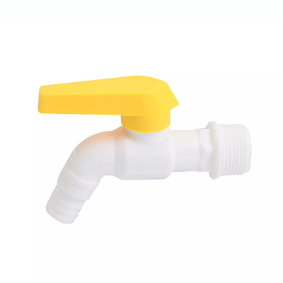 한 개의 PVC PP 꼭지 1.2MPA 압력 부엌 꼭지 플라스틱 백색