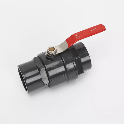 빨간 SS 핸들 PVC 볼 밸브 63 밀리미터 플라스틱 볼 밸브 전체 150PSI
