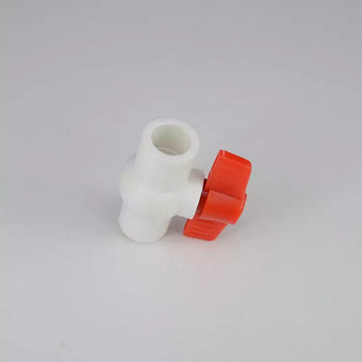 PPR 플라스틱 원뿔 밸브 63 밀리미터 Hdpe 밸브와 맞춤 오렌지 핸들