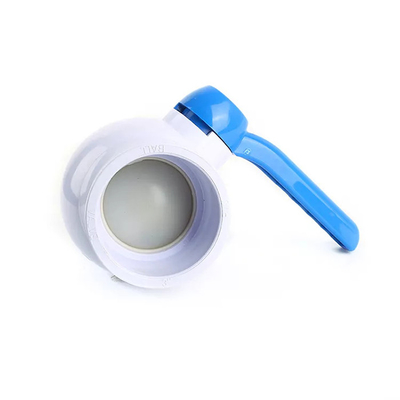 차단된 3 인치 크피프크 볼 밸브 PVC는 0.6MPA-0.8MPA 백색을 밸브를 답니다