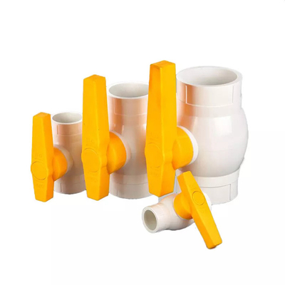 1/2 인치 내지 2 인치 PVC 볼 밸브 소수성 1 인치 Pvc 밸브