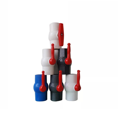 PVC 매뉴얼 볼 밸브 DN15-DN100 나선부 소켓 회전식 전기 구동