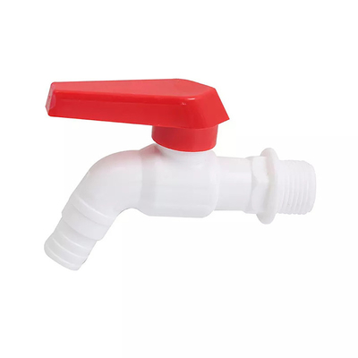 한 개의 PVC PP 꼭지 1.2MPA 압력 부엌 꼭지 플라스틱 백색